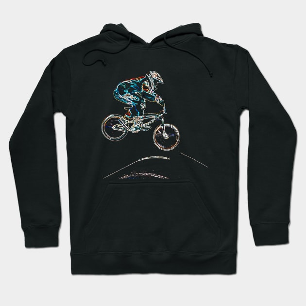 bmx Hoodie by rickylabellevie